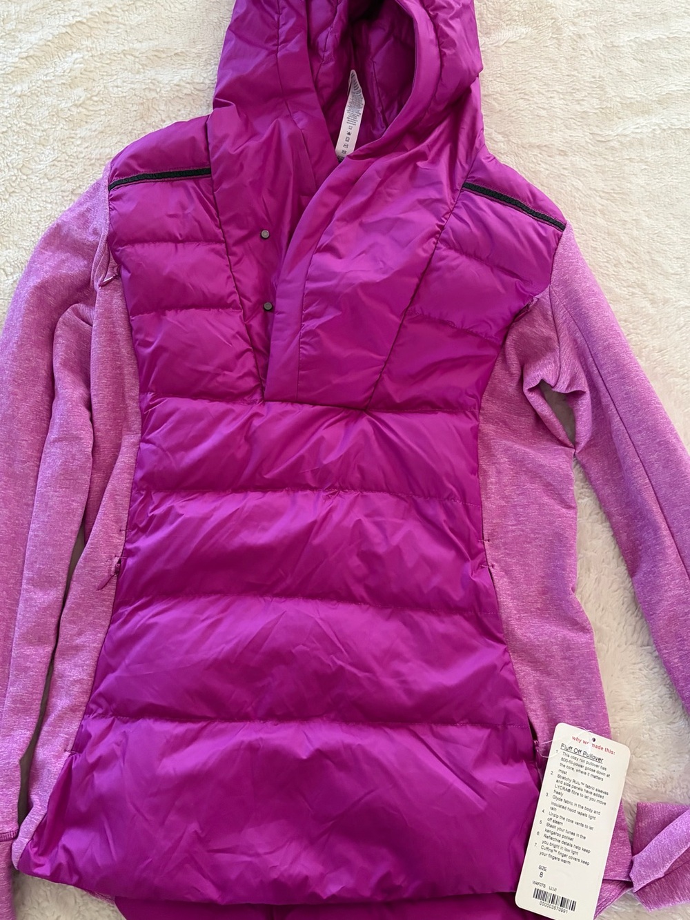 Lululemon fluff off pullover NWT